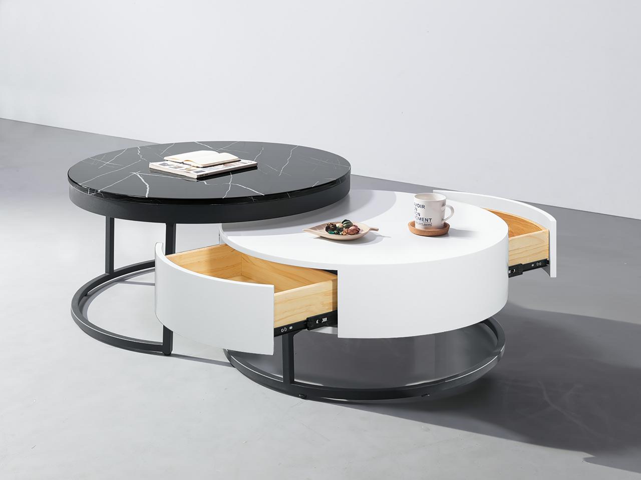 凡麗莎石面茶几組