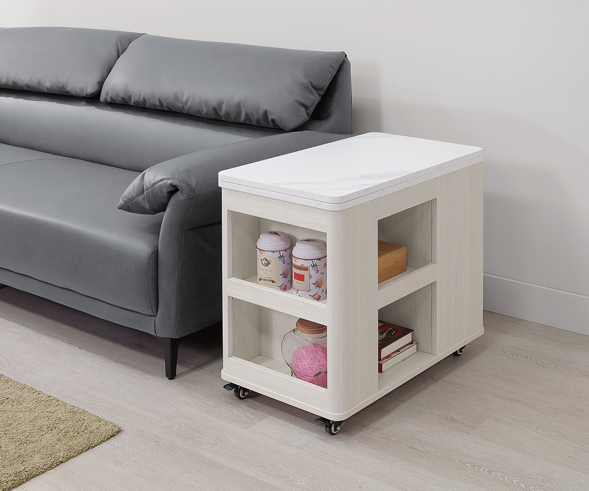 蕾娜旋轉桌面移動功能櫃