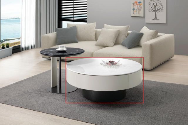 查理斯石面大茶几