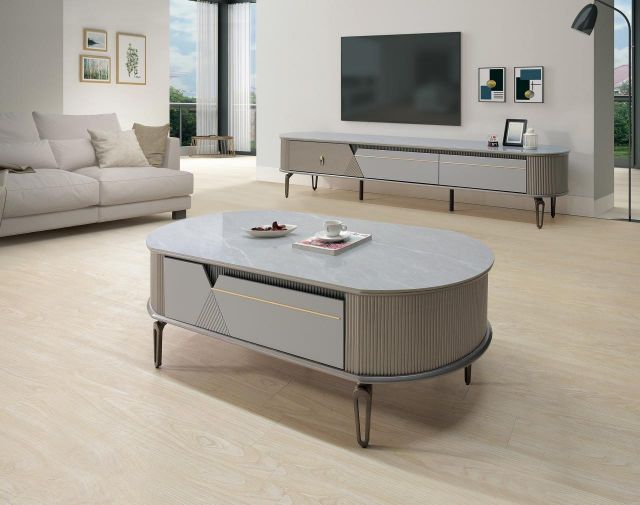 羅迪岩板大茶几