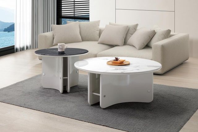 納格莉石面茶几組(可各別單買)