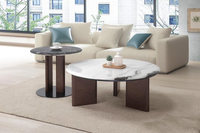 德里奧石面茶几組(可各別單買)