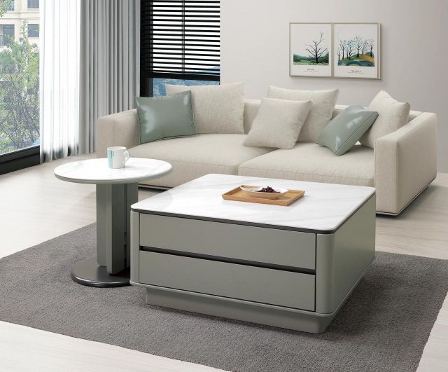 霍頓石面茶几組