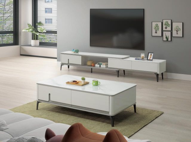 傑尼特玻璃大茶几