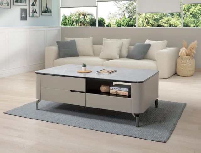 羅伯4.65 尺岩板茶几