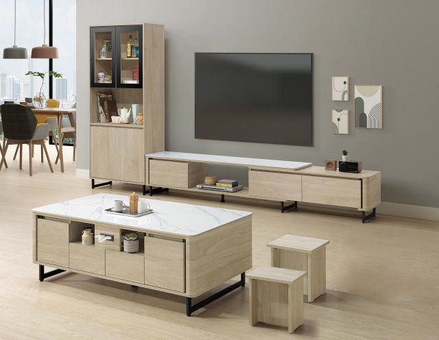 威瑟斯4.3尺岩板大茶几